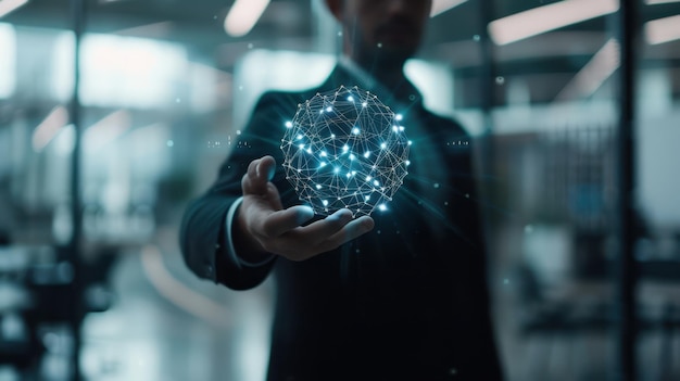 Machine learning technology dashboard displaying advanced analytics and insights
