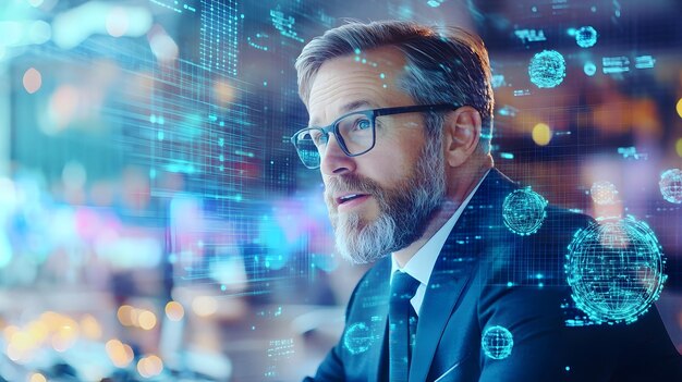 Smart AI assistant interface helping professionals optimize workflow efficiency