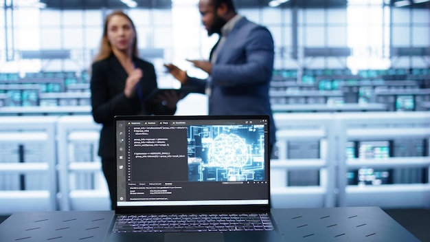 AI-powered machine learning dashboard showcasing data analytics and automation features